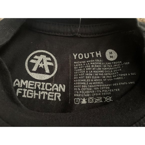 NWT Youth American Fighter Training Division T-shirt‎ sz Medium - Picture 5 of 5